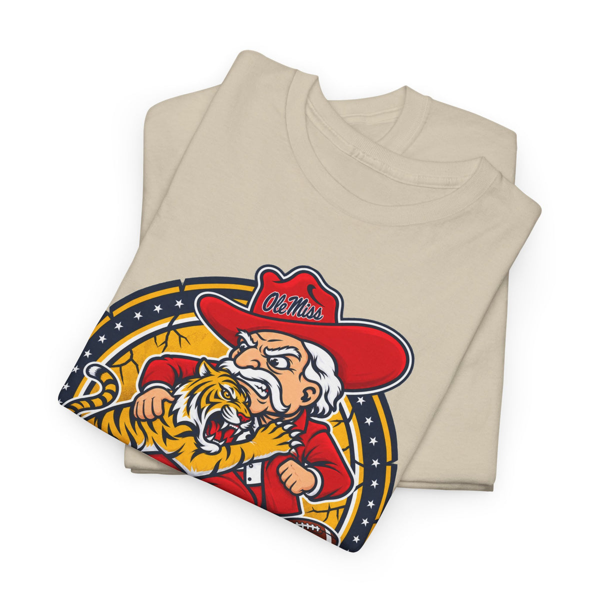 Rebel Ole Miss + LSU Rivalry Tee