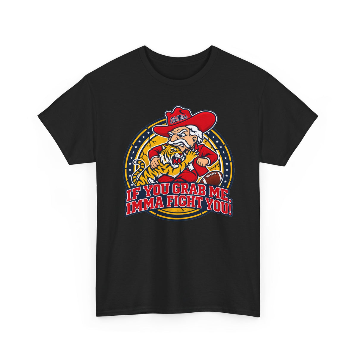 Rebel Ole Miss + LSU Rivalry Tee
