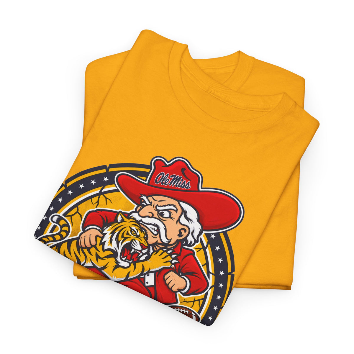 Rebel Ole Miss + LSU Rivalry Tee