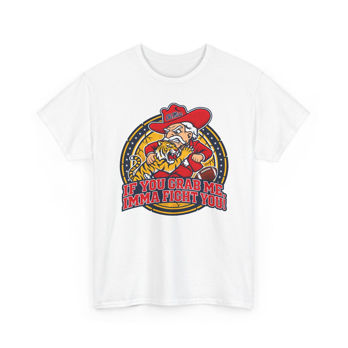 Rebel Ole Miss + LSU Rivalry Tee