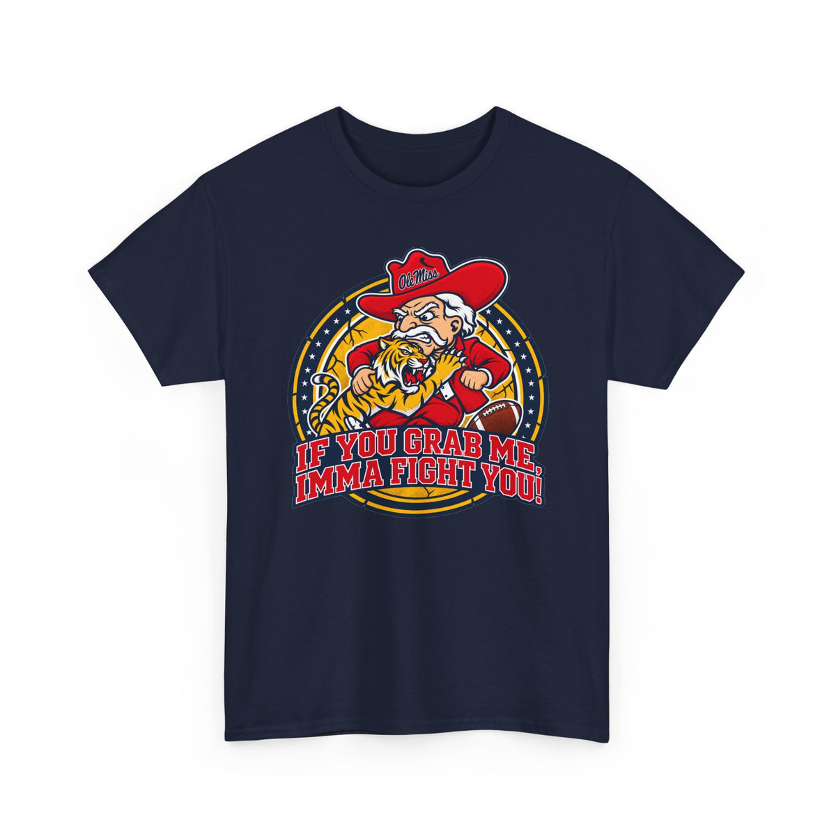 Rebel Ole Miss + LSU Rivalry Tee