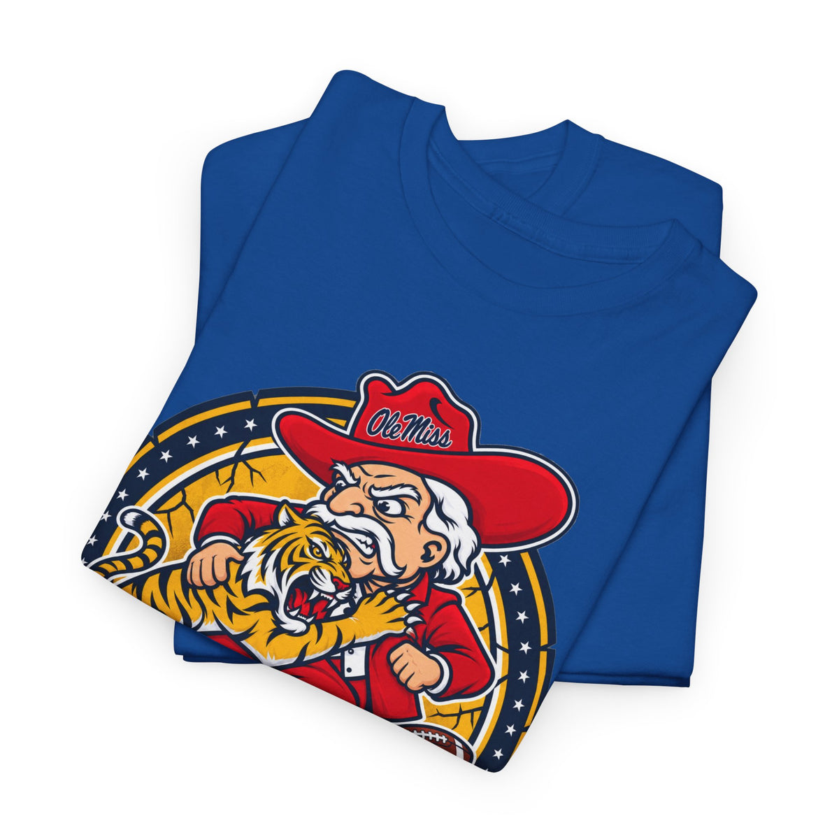 Rebel Ole Miss + LSU Rivalry Tee