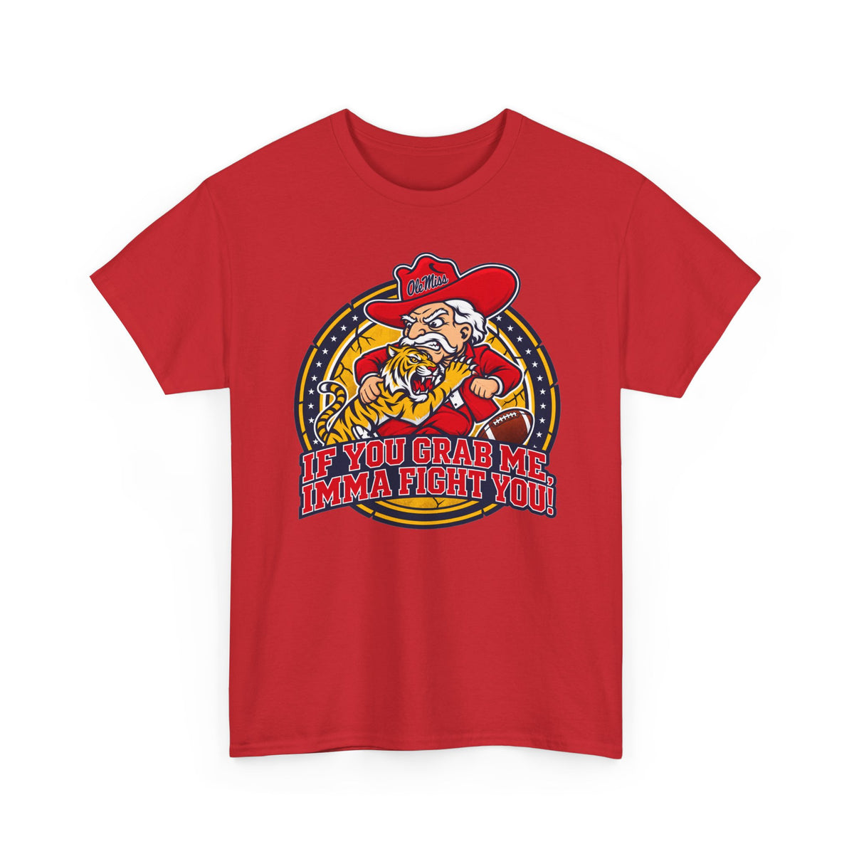 Rebel Ole Miss + LSU Rivalry Tee