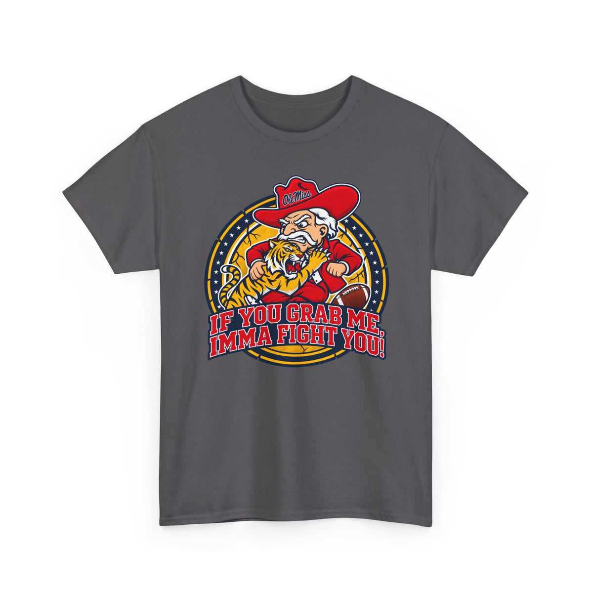 Rebel Ole Miss + LSU Rivalry Tee
