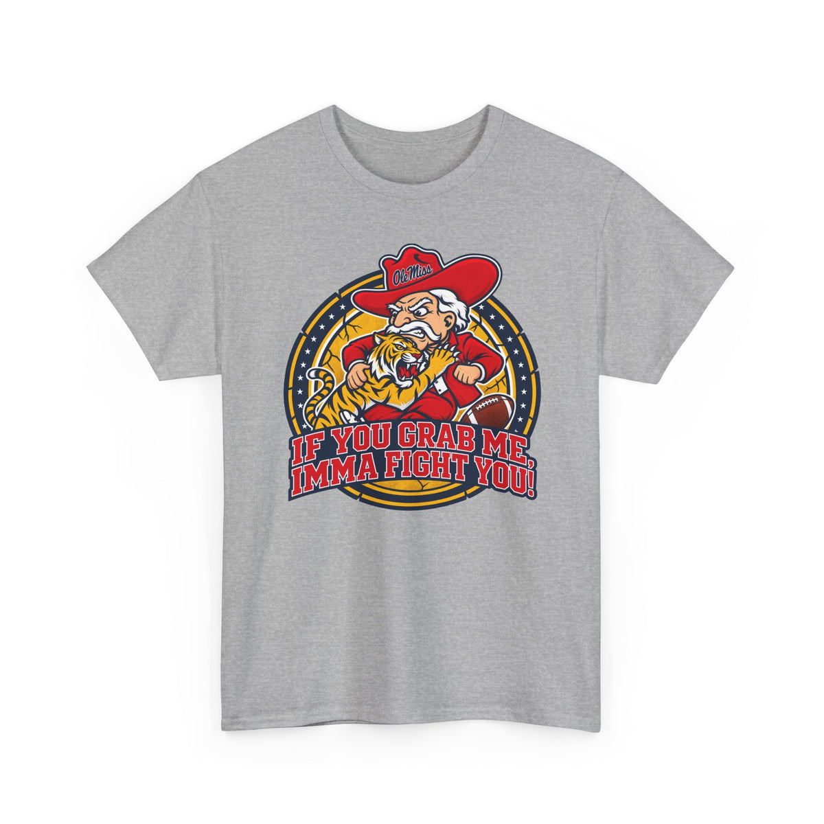 Rebel Ole Miss + LSU Rivalry Tee