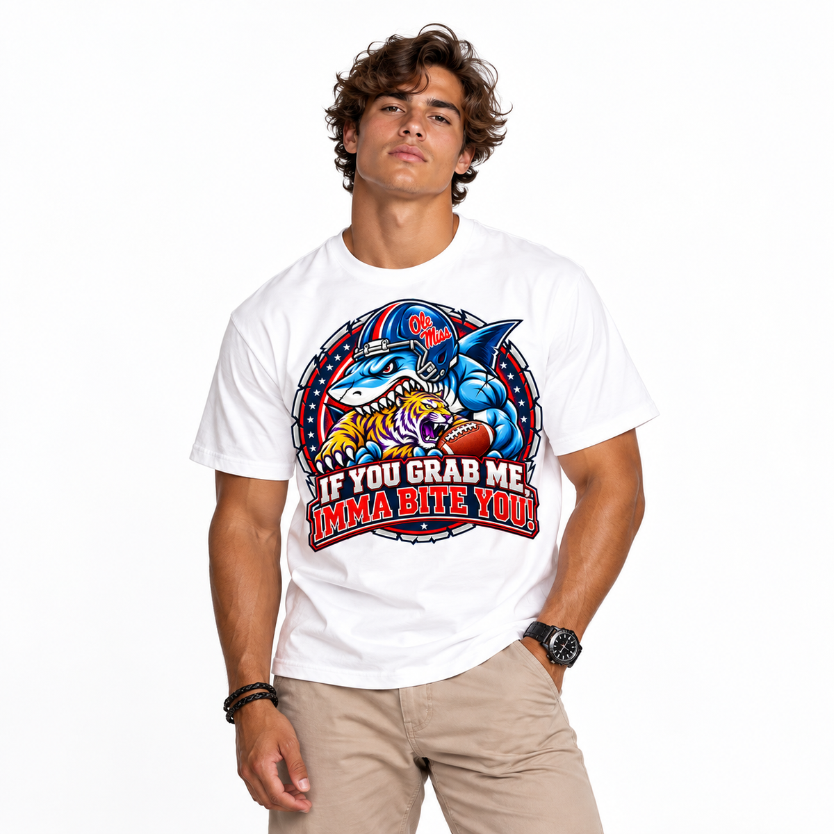 Ole Miss + LSU Rivalry Tee